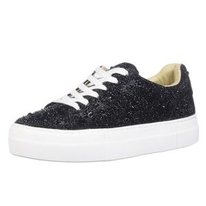 Betsey Johnson Sparkling Black Sneakers
